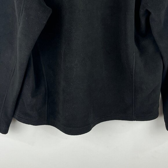 Core 365 Sweater Size L Black Long Sleeve Full Zip Collared Pockets Polyester - Picture 9 of 9